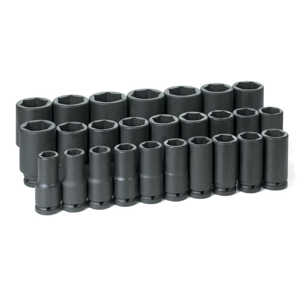 3/4in Dr. 26 Piece Deep Metric Master Set 19-50mm 8026MD