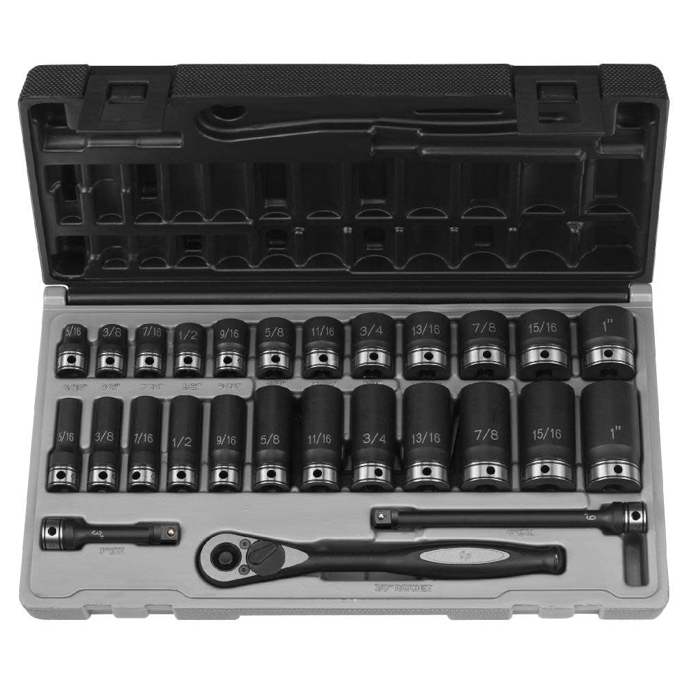 3/8 In. Dr. 27 pc. Deep Length Set 81627RD