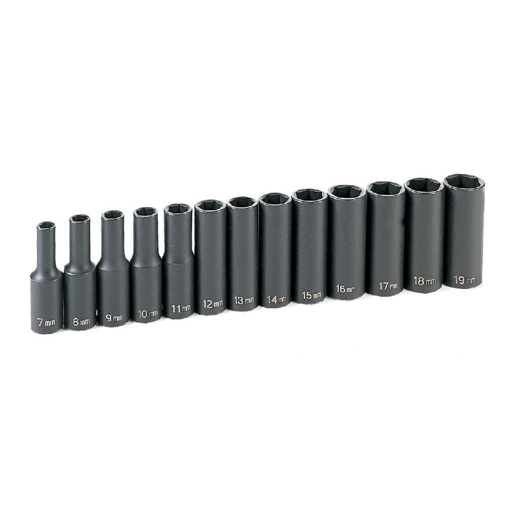 3/8in Drive 13 Piece Deep Metric Set 1213MD