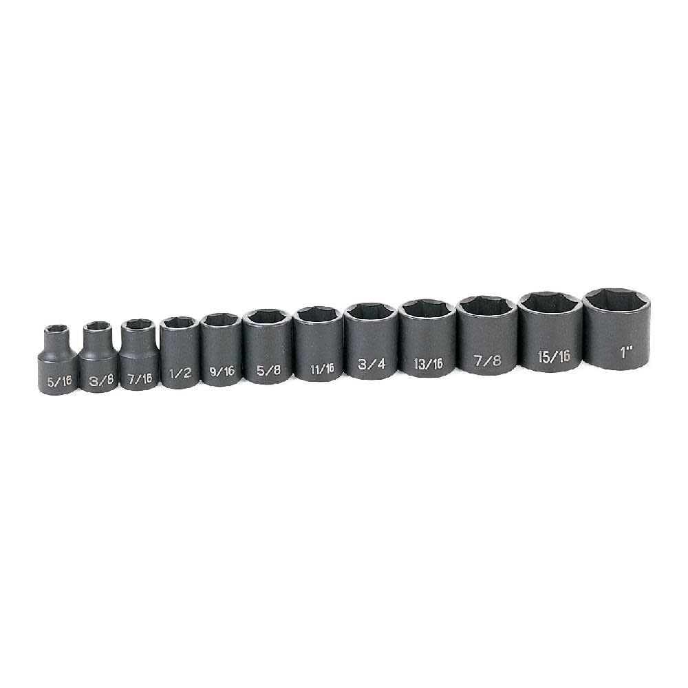 3/8in Drive Standard Length Impact Set 1213