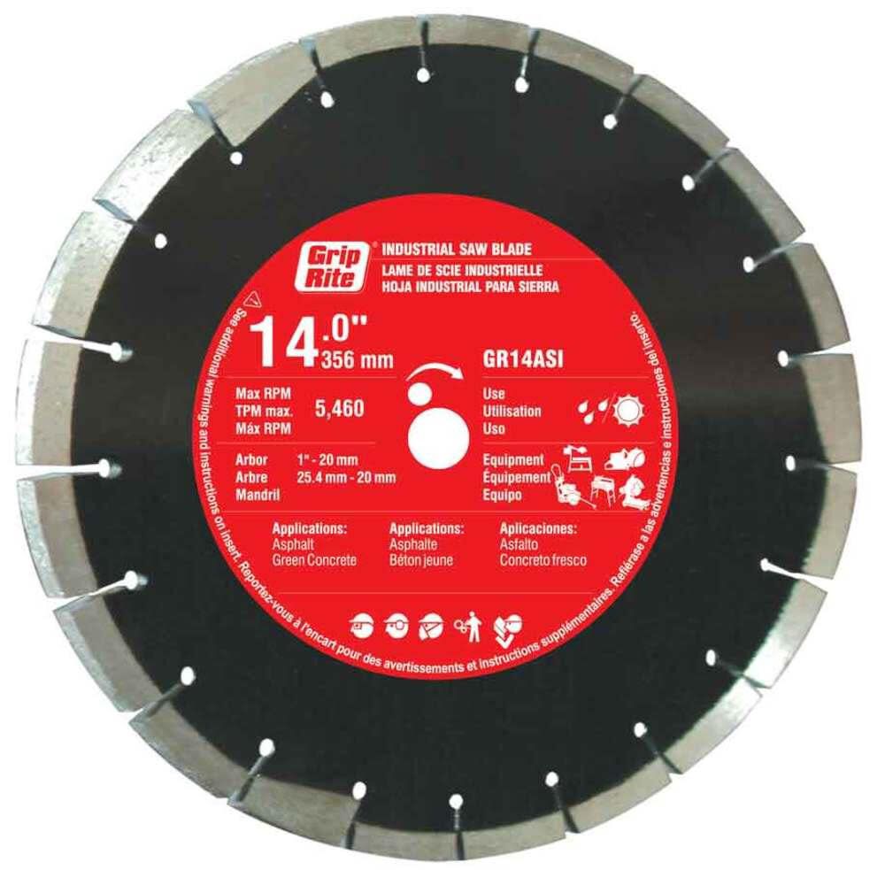 14-in Wet or Dry Segmented Diamond Circular Saw Blade GR14ASI