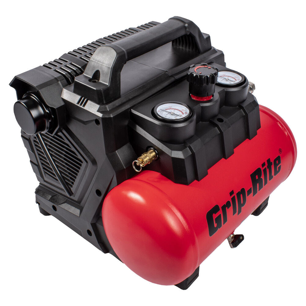 1.5 Gallon Ultra Quiet Handy Carry Air Compressor GR200QW