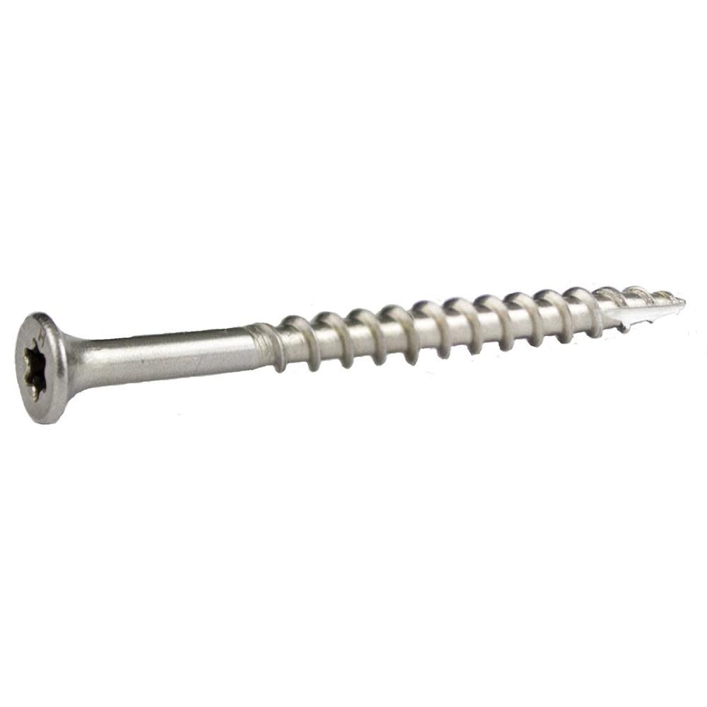 PrimeGuard Max 1-Lb Box #10 x 2.5-in Countersinking-Head Stainless Steel Star-Drive Deck Screws MAXS62703