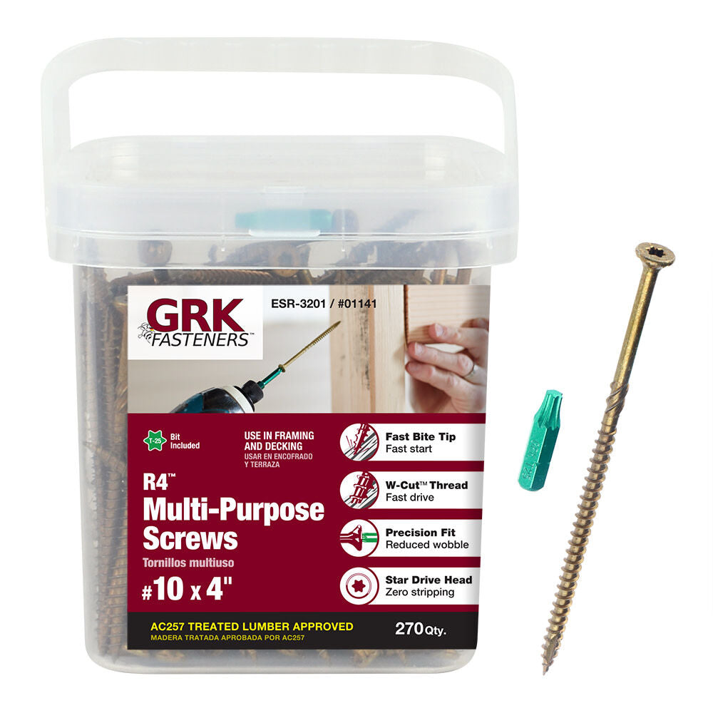 R4 Screw Pro-Pak 10 x 4in 1141