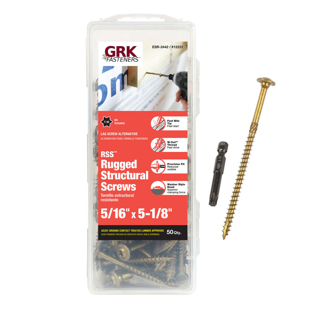 RSS Screw Handy-Pak 5/16 x 5in1/8 12231