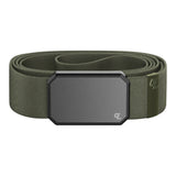 Life Olive Belt with Gun Metal Magnetic Buckle B1-003-OS