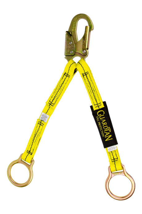 Dual Non Shock Extension Lanyard Steel Snap 1120