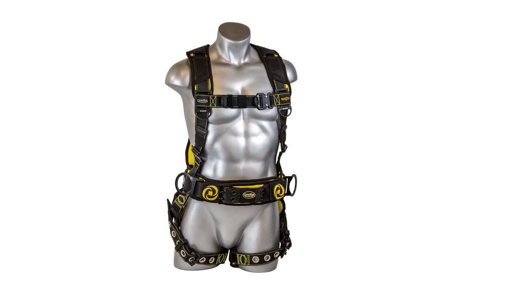 X-Large Cyclone Construction Harness - Black/Yellow 21031