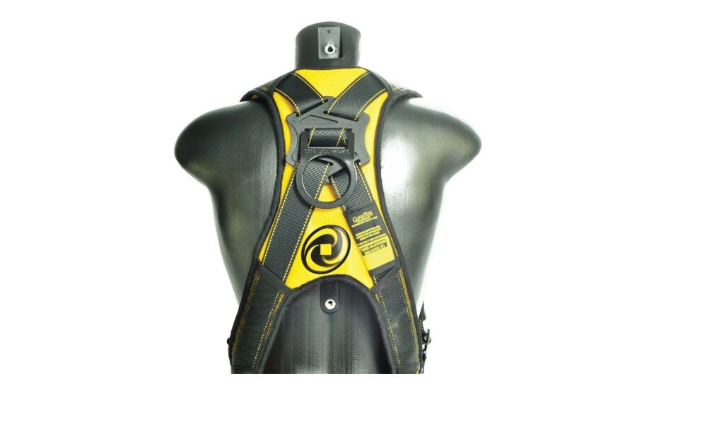 XX-Large Cyclone Construction Harness - Black/Yellow 21032