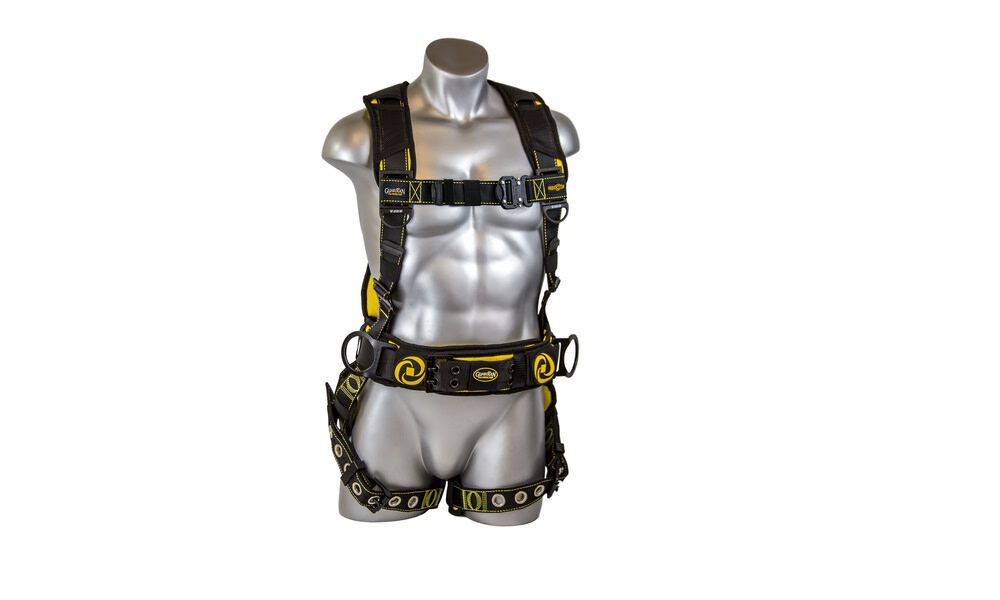 XX-Large Cyclone Construction Harness - Black/Yellow 21032