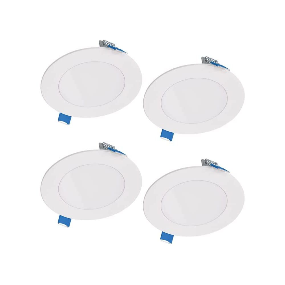 Downlight 4in Matte White 10.1W 650 Lumen LED 4pk 3008724