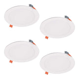 Downlight 6in Matte White 12.6W 900 Lumen LED 4pk 3008722