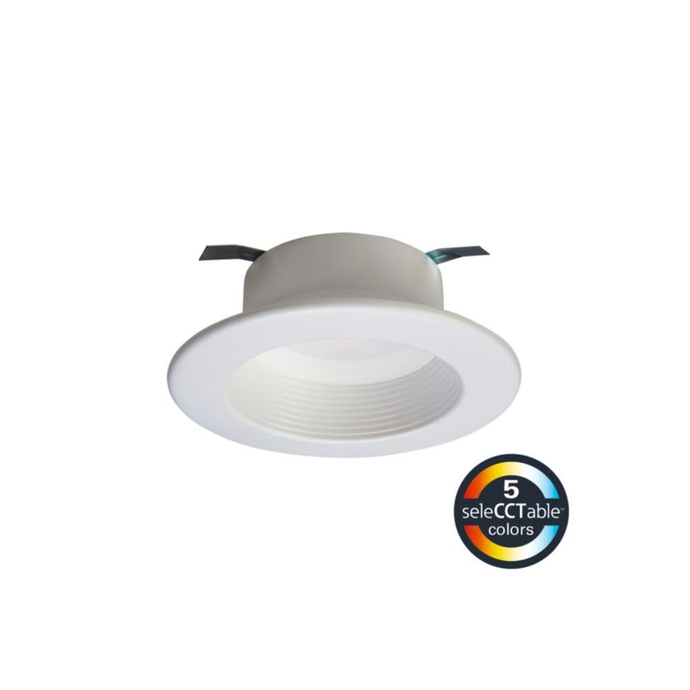 Downlight with Switch 4in Matte White 9W 600 Lumen LED 3008726