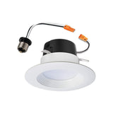 Retrofit Downlight Kit 4in Matte White 8W 600 Lumen LED 3839164