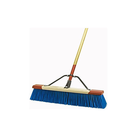 24 in Rough Surface Synthetic Fabric Heavy Debris Push Broom 9424A
