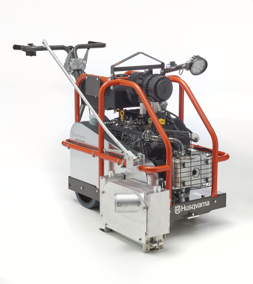 Soff Cut 4000 Self-Propelled Gasoline Saw with 20Hp Twin-Cylinder Engine and Heavy-Duty Air Cleaner 966845505