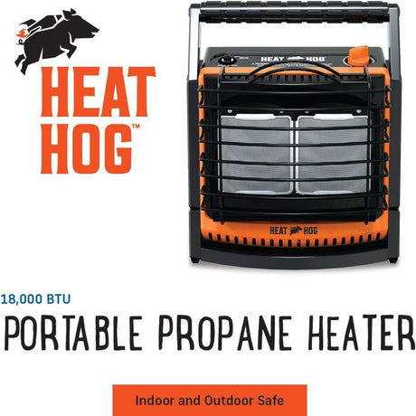 Hog 18000 Btu 450 Sq-Ft. Area Portable Propane Radiant Space Heater HH-18SLN-A