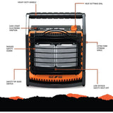 18000 Btu 450 Sq-Ft. Area Portable Propane Radiant Space Heater HH-18SLN-A