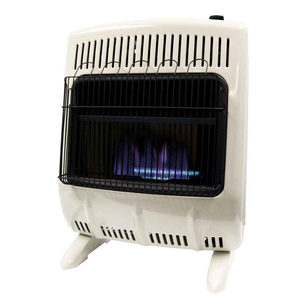 20000 BTU Vent Free Blue Flame Natural Gas Heater with Thermostat and Blower F156021