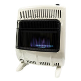 20000 BTU Vent Free Blue Flame Natural Gas Heater with Thermostat and Blower F156021