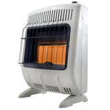 20000 BTU Vent Free Radiant Natural Gas Heater with Thermostat and Blower F156041