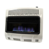 30000 BTU Vent Free Blue Flame Natural Gas Heater with Thermostat and Blower F156061