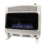 30000 BTU Vent Free Blue Flame Natural Gas Heater with Thermostat and Blower F156061