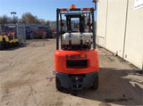 Americas 5000# Dual Fuel Vertical Mast Forklift CPQYD25-M1H-48