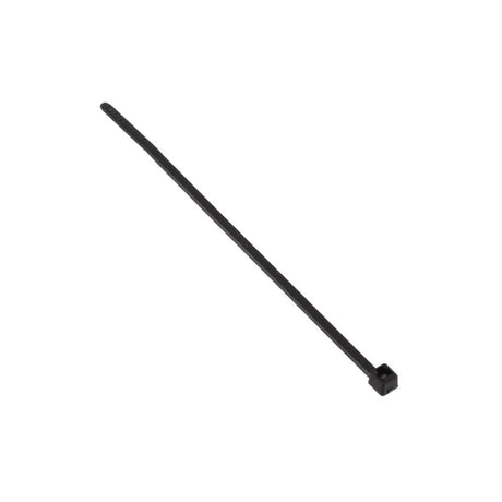 PA66 Black 18 Lbs Tensile 4 in Long UL Rated Cable Tie 100qty T18R0C2