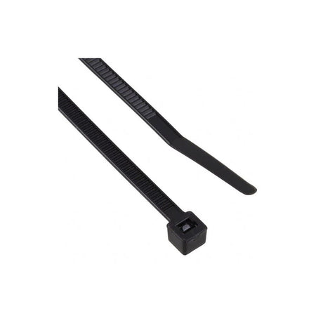 PA66 Black 30 Lbs Tensile 6 in Long UL Rated Cable Tie 100qty T30R0C2