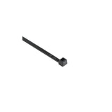 PA66 Black 50 Lbs Tensile 12 in Long UL Rated Cable Tie 100qty T50I0C2