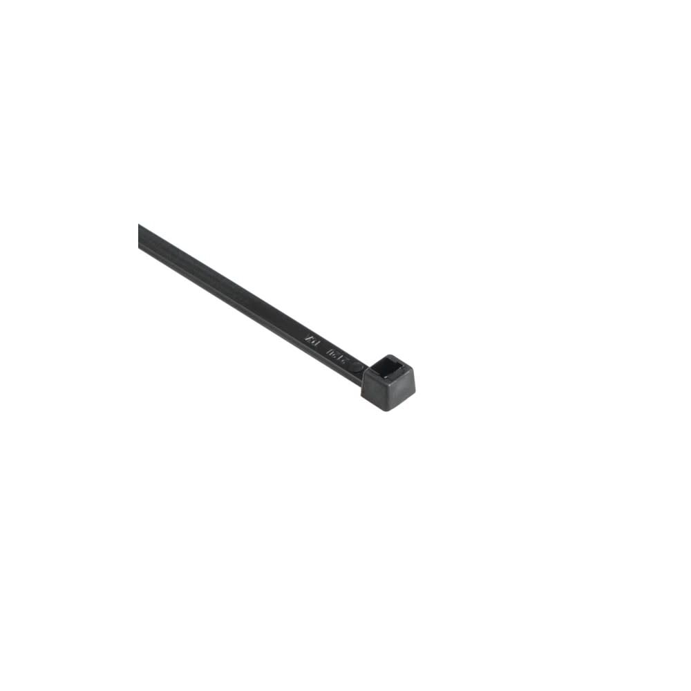 PA66 Black 50 Lbs Tensile 8 in Long UL Rated Cable Tie 100qty T50R0C2