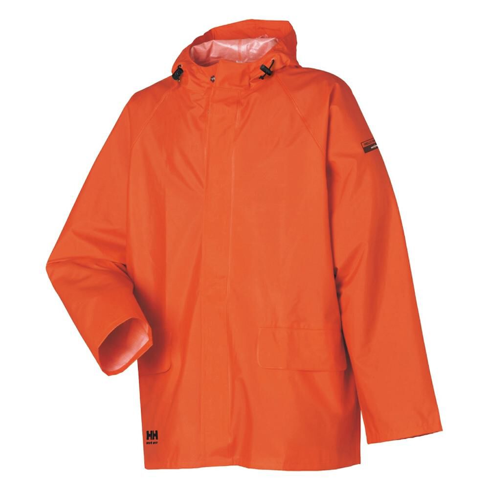 Hansen Mandal Rain Jacket Polyester Dark Orange Large 70129-290-L