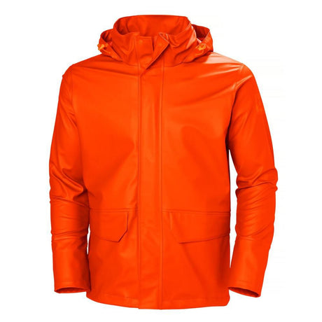 Hansen PU Gale Waterproof Rain Jacket Dark Orange Large 70282-290-L