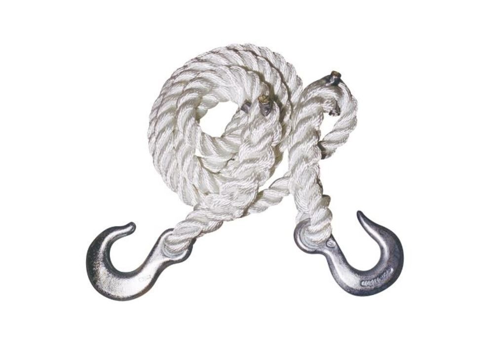 1In x 20Ft Tow Rope with Hooks T3220