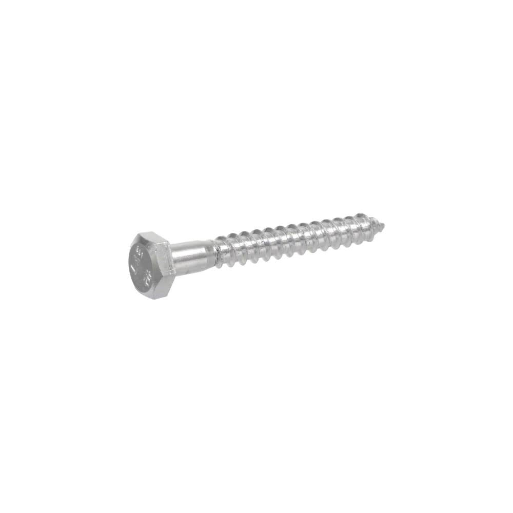 1/2-13 x 3in Zinc Hex Lag Screw 50pk HF230125