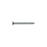 #12 x 2 1/2in Zinc Flat Head Phillips Sheet Metal Screw 100pk HF80235