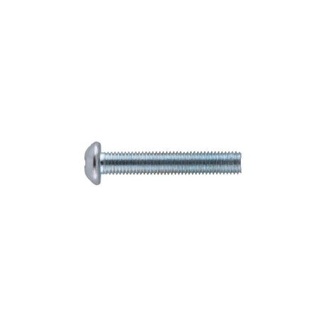 1/4-20 x 3in Zinc Round Head Combination Machine Screw 100pk HF90419