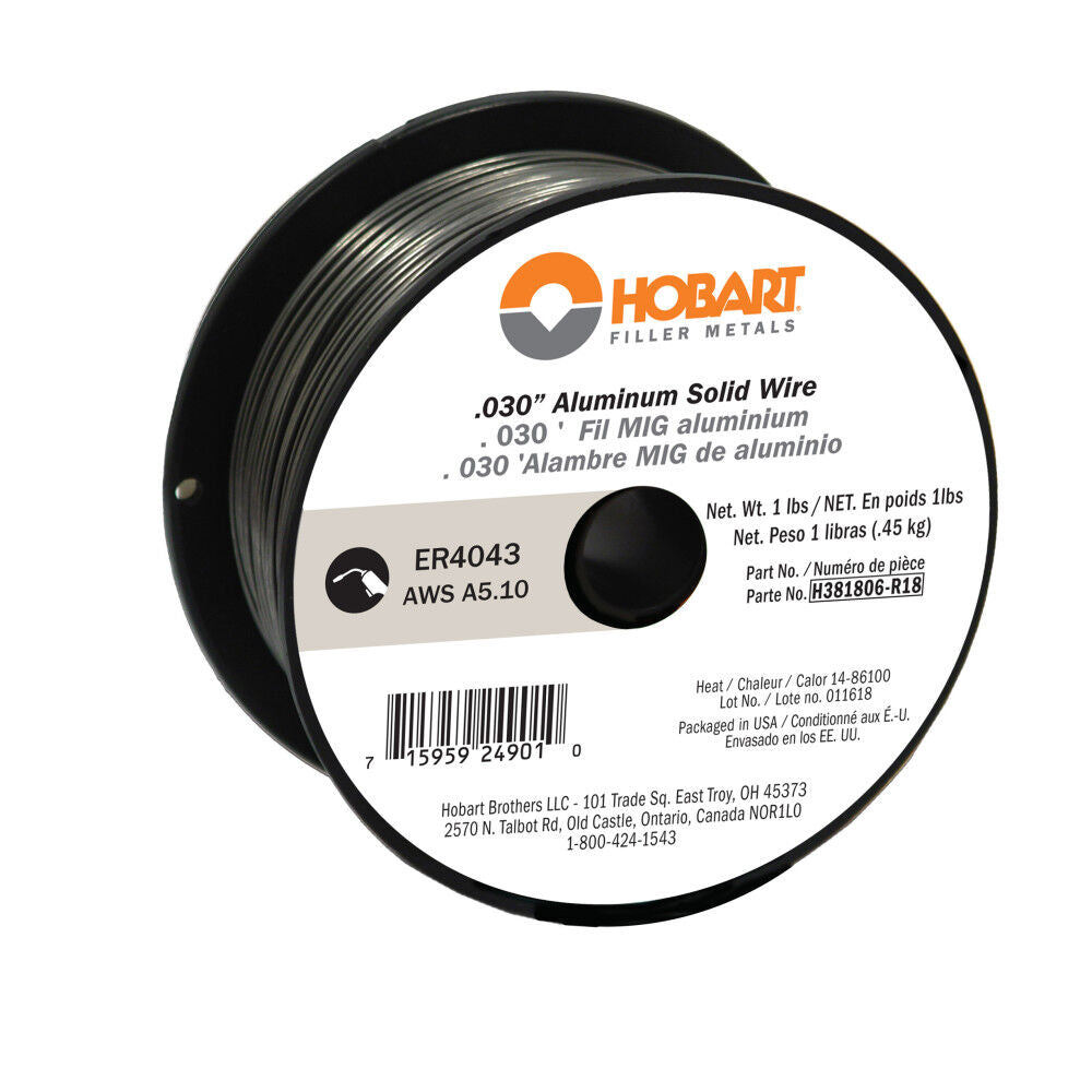 1lb. ER4043 Aluminum Welding Wire H381806-R18