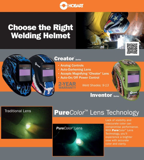 Inventor Series Auto-Darkening Welding Helmet Ember 770874