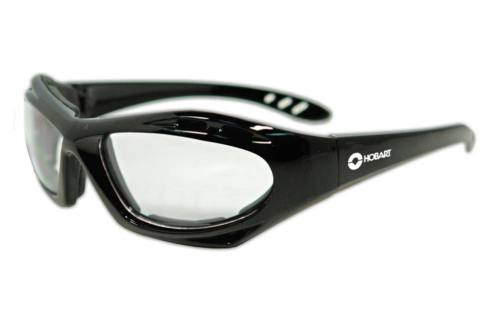 Safety Glasses Black Frame with Clear Lens 770728
