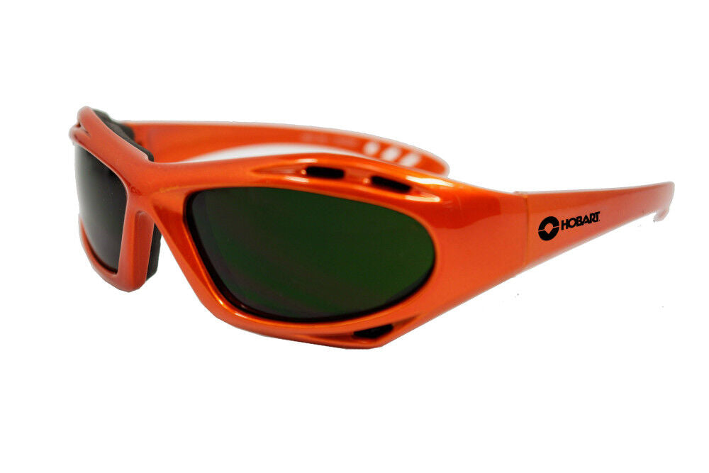 Safety Glasses Orange Frame with Shade 5 Lens 770727