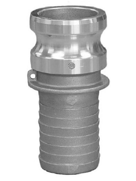 4 Inch Aluminum Male Hose Shank Camlock Adapter QE-400-DCH