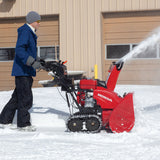 9HP 28In Two Stage Track Drive Snow Blower HSS928AAT