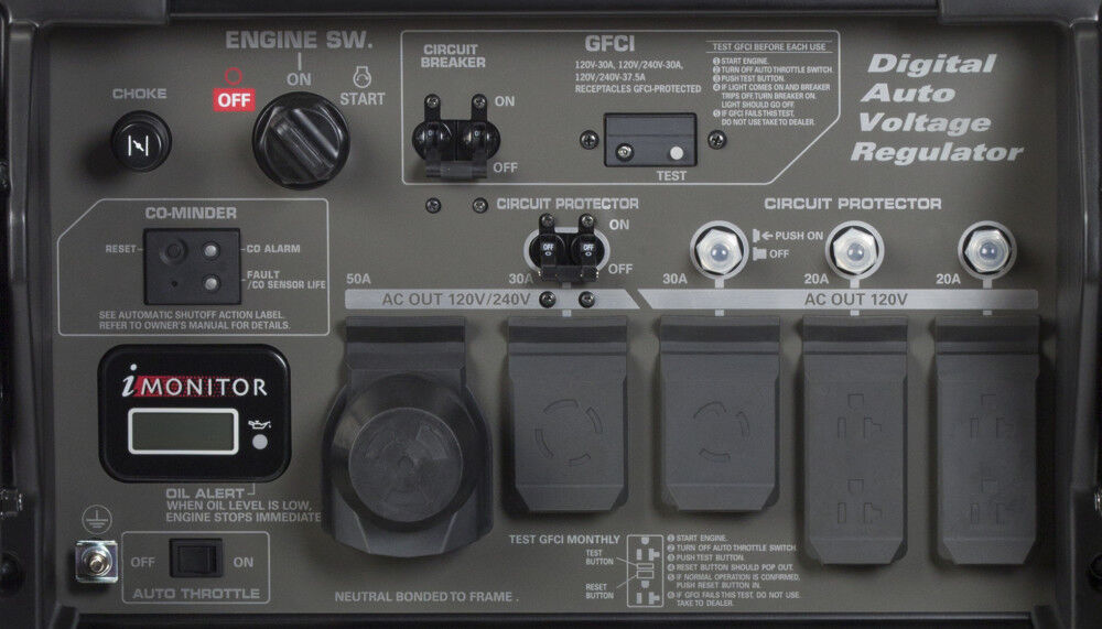 EB10000 10000Watt Industrial Generator with CO-MINDER Sensor EB10000G