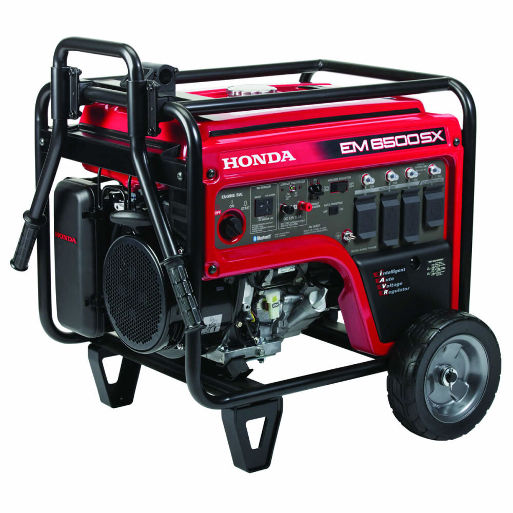 Gas Portable Generator 389cc 6500W with CO Minder EM6500SXK2AN