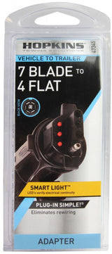 LED Test 7 Blade to 4 Flat Vehicle to Trailer Adapter 47345