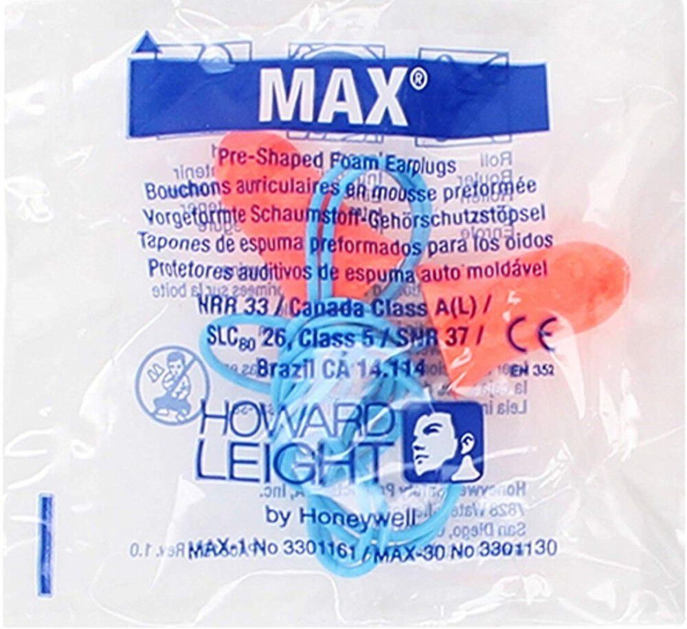 MAXIMUM Corded Foam Ear plug MAX-30