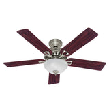 Fan Astoria Ceiling Fan 52in Brushed Nickel Cherry/Maple 53058