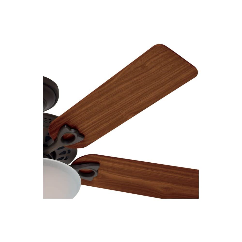 Astoria Ceiling Fan 52in New Bronze Medium Oak/Walnut 53057